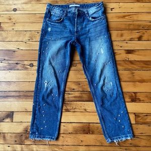 Zara studded star jeans